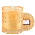 LA Jolie Muse Pumpkin Chai Scented Candle, Fall Candle, Natural Soy Candle, 40 Hours Burning Time, Luxury Candle Gift for Women & Men, House Warming Gift