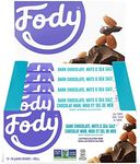 Fody Foods Vegan Protein Nut Bars, Dark Chocolate Nuts and Sea Salt Flavor, 6g Protein per Bar, Low FODMAP Certified, Sensitive Recipe, Gut & IBS Friendly, 12 Count