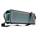 ZEBRONICS Studio R3, Portable Bluetooth Speaker, 140W RMS, 6 Drivers + Dual Passive Radiators, 3EQ Modes, Upto 13 Hrs Playback, 6000mAh Battery, BT v5.2| USB | AUX | mSD, TWS, Wired Mic, Metal Finish