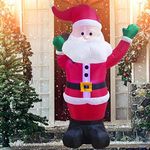 Twinkle Star Christmas Inflatables Lighted Santa Claus