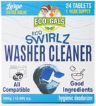 Eco-Gals Eco Swirlz Washing Machine Cleaner, 24 Count