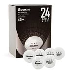 BOOMA Ping Pong Balls | 3-Star 40+ Table Tennis Balls | Premium ABS Training Balls | Highly Durable for Indoor/Outdoor Ping Pong Games, Competitions (Pack of 24, White)