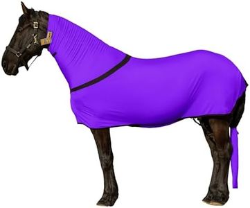 RESISTANCE Premium Horse Sleazy Full Body Slicker with Full Zipper & Faceless Horse Care Sheet