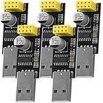 AZDelivery 5 x USB Adapter for ESP8266 ESP-01 Serial Wireless WIFI including eBook