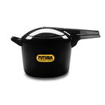 Hawkins Futura 9 Litre Pressure Cooker, Hard Anodised Pressure Cooker, Big Cooker, Black (FP90)