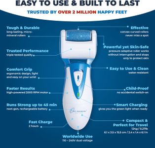 Own Harmony Electric Callus Remover – Rechargeable Foot File