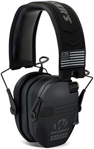 Walkers GWP-RSEMPAT Razor Slim Electronic Muff - Black Patriot