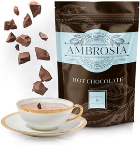 Ambrosia Classic Sipping Chocolate - Handcrafted with 100% Real European Chocolate - Our European Drinking Chocolate Makes Luxurious & Velvety Smooth Hot Chocolate (Classic, 8oz. Packet)