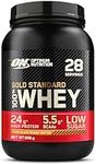 Optimum Nutrition Gold Standard 100% Whey Protein, Muscle Building Powder With Naturally Occurring Glutamine and BCAA Amino Acids, Chocolate Peanut Butter Flavour, 28 Servings, 896 g