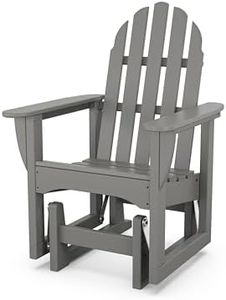 POLYWOOD® Classic Adirondack Glider, Slate Grey