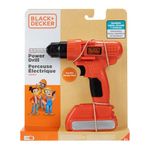 Black + Decker Jr. Electronic Power Drill, Boys, Kids Pretend Play Tool with Realistic Sound & Action!