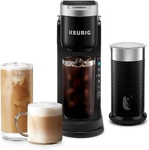 Keurig K-Café Barista Bar Single Serve Coffee Maker and Frother, with 3 Brew Sizes, Hot and Cold Coffee Capabilities, 2oz Coffee Shot Button, Black