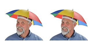 Beistle S60832AZ2 Umbrella Hat, Multicolored