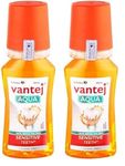 Vantej Dr. Reddy's Aqua Advanced Protection Mouthwash | Perfect For Sensitive Teeth | Fast Acting Pain Relief In Just 3 Days | Fresh Minty Breath | 100 Ml. (Pack of 2)