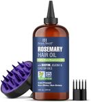Botanic Hearth Hair Oil for Hair Growth | Rosemary Oil for Hair Growth with Biotin, Castor & Jojoba | Scalp Oil & Dry Scalp Treatment | Color Safe | All Hair Types | 16 Fl Oz