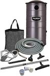 VacuMaid UV150GKP1 Extended Life Professional Wall Mounted Utility Vacuum with 50ft. Garage Kit Pro (Unit and Kit plus 1 Inlet)