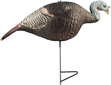 The Grind Hen Decoys, Durable and Lifelike Hen Turkey Decoy, Available in Multiple Postures, Relaxed Feeding Hen with 2-Piece Motion Stake