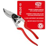 Felco F-13 Classic Manual Pruning Shears for Use with One or Two Hands