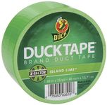 Duck Tape Solid Colours Neon Green, Repair, Craft, Personalise, Decorate and Educate - 48mm x 13.7m