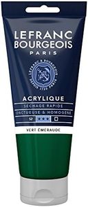Lefranc Bourgeois Acrylique Fine Tube 80ml Vert Émeraude