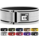 Element 26 Self-Locking Weight Lifting Belt | Premium Weightlifting Belt for Weight Lifting, and Olympic Lifting Athletes| Lifting Belt for Men and Women | Workout Belt for Lifting (White, Medium)