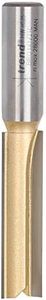 Trend Straight Two Flute Worktop Router Cutter, 1/2 Inch Shank, 12.7mm Cut Diameter & 50.8mm Cut Length, Tungsten Carbide Tipped, BR01X1/2TC