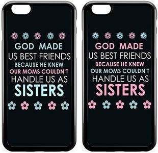 BFF Mejores Amigos Pareja a Juego teléfono Casos – Dios Nos Hizo Mejores Amigos iPhone 6,6plus, 5S, se Casos