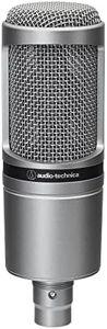 Audio-Technica 2020GM Cardioid Condenser Microphone Silver