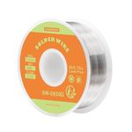 TOWOT Rosin Core Unlead Solder Wire for Electrical Soldering, Content 2.0% Solder Flux Sn0.7Cu (0.8mm 50g)