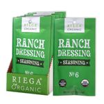 Riega Organic Ranch Dressing Seasoning, 8 x 15.6g