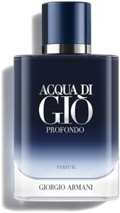 Armani Beauty – Acqua di Giò Profondo – Parfum – Cologne for Men – Fougère Aromatic & Ambery Men’s Fragrance – Bergamot, Everlasting essence, Cistus & Patchouli Notes - 1.6 Fl Oz