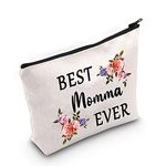 LEVLO Mother's Day Gift Idea Best Mom/Nana/Momma/Mia/Aunt Ever Makeup Bags Gift for Aunt Mother Grandmother, momma