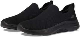 Skechers Arch Fit 2 Slip BBK Black Womens Trainers 125300