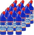 Easy 24 Hr Thick Toilet Bleach Cleaner 750ml x 12 Pack, Thick Bleach for Toilet Cleaner Kills 99.9% Bacteria