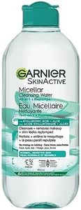 Garnier Micellar Cleansing Water, With Hyaluronic Acid and Aloe, Cleanses and Removes Makeup And Leaves Skin Replumped, Suitable for Sensitive Skin, 400ml
