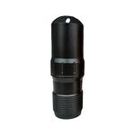 Military Grade Air-Tight EDC Accessory Case, Waterproof Match Case Battery Holder, Outdoor Survival Storage Metal Container Dry Box (Black)
