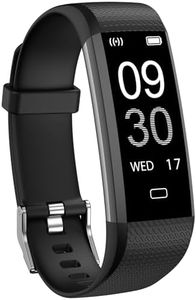 Stiive Fitness Tracker with Heart Rate Monitor, Waterproof Activity and Step Tracker for Women and Men, Pedometer Watch with Sleep Monitor & Calorie Counter, Call & Message Alert