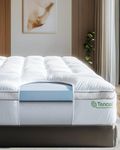 ViscoSoft 4-inch King Dual Layer Gel-Infused Memory Foam Mattress Topper - Includes Quilted, Down-Alternative Pillow Top Cover