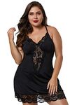 Lime Flare Women Sexy Plus Size Lace Trim Chemise Nightgown Silk Satin Sleep Nighty Lingerie Sleepwear Set