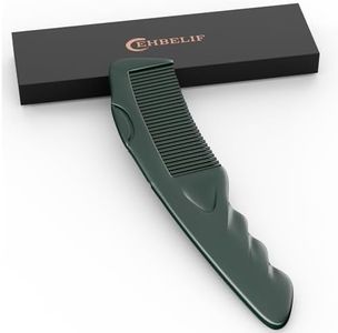 Dandruff Comb Green Upgraded Fine Tooth Scalp Detox Comb Lice for Women, Men & Kids Scalp Detoxing, Sweep & Massage Hair Brush Tool with Elegant Box for Hair Care