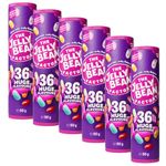 The Jelly Bean Factory 36 Mix HUGE Flavour Jelly Bean Candy Pack | Assorted 36 Flavour Natural Jelly Candy | Jelly Bites Candy | Ireland |100% Veg | Gelatine Free| Natural Flavours | Natural Coloured | No Preservatives - 90 gm- Pack of 6