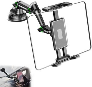Noaya Car Tablet Holder - 360° Rotating Adjustable Tablet Holder for Cars, Tablet Car Holder for Dashboard Windshield, Tablet Cars Mount Suitable for Ipad Iphone Samsung 5"-13" Phone Tablets