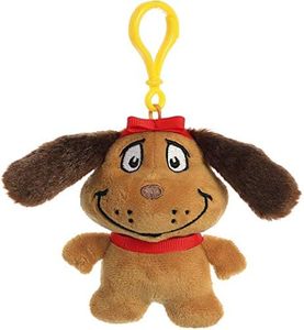 Aurora® Whimsical Dr. Seuss™ Max Keychain Stuffed Animal - Magical Storytelling - Literary Inspiration - Brown 4 Inches