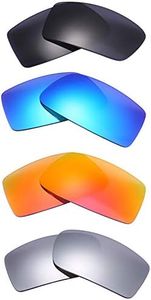 4 Pairs Polarized Replacement Lenses for Oakley Gascan Glass Sunglasses Frames