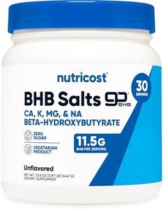 Nutricost 4-In-1 Exogenous Ketone Salts Beta-Hydroxybutyrate 1 Bottle (500 Grams)