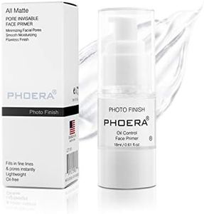 PHOERA Face Primer, Pore Primer Under Foundation, Oil-control Long Lasting Makeup Foundation Primer, Oil-free Makeup Base for All Skin Types (02A, 18ml)