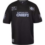 Recovered NFL Team Salute Black Military Oversized Mesh Limited Jersey, Kansas City Chiefs, M