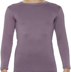 Rocky Men's Thermal Base Layer Top (Long John Underwear Shirt) Insulated for Outdoor Ski Warmth/Extreme Cold Pajamas, Plum, X-Large