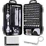 FANACAN 130in1 Precision Screwdriver Set, Magnetic Small Screwdriver Set, Electronic Repair Tool Kit, Compatible with iPhone, MacBook, Laptop, PC, Tablet, Phone, Computer, PS4, PS5, Switch (Grey)