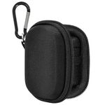 Geekria Shield Earbuds Case Compatible with Marshall Mode II, Minor IV, T280 TWS Replacement Hard Shell Travel Carrying Bag (Black)